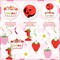 Strawberry Swirls 1st Birthday Hanging Decor | Berry Sweet Foil Streamers for Sweet One’s Party, Girl’s First Birthday & Summer Fruit Themed Supplies